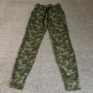 Lululemon Ready to Rulu Jogger Pant Women 2 Heritage Camo Dark Olive Green Twill